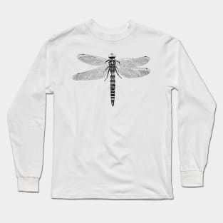 Hand Drawn Dragonfly Long Sleeve T-Shirt